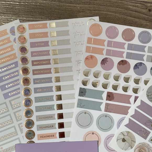 Erin Condren Bundle of Sticker Sheet perfect for Journals/Planners/Calendars - Picture 3 of 10